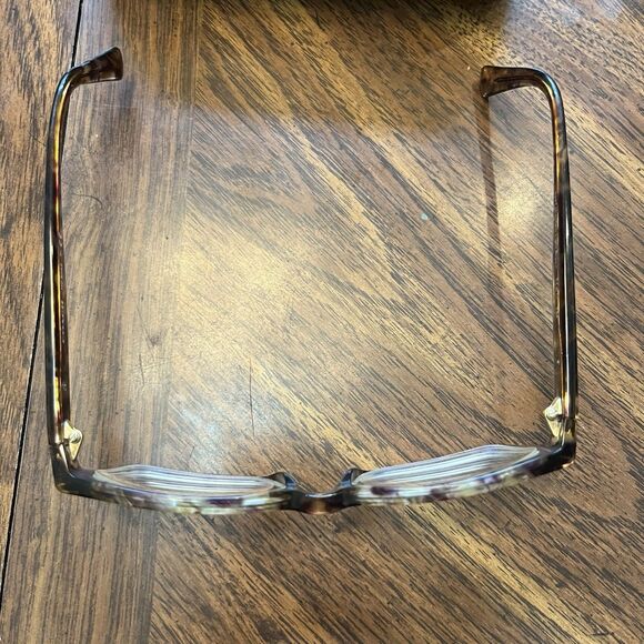 Coach Eyeglasses Frames Only HC 6065 5287 Confetti Light Brown 51 17 135 MM Case - Picture 3 of 9